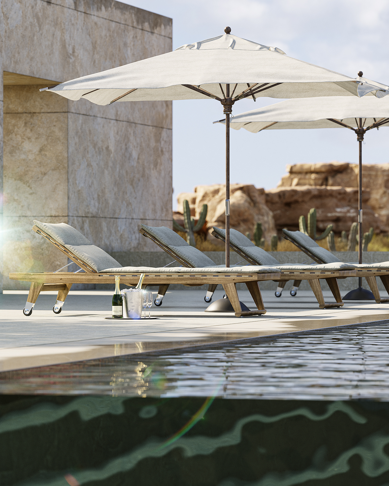 元宇宙度假｜ 光影中的数字绿洲（图ZMzA5MTE0MDY4） - 场景 - 站酷设计师像素引力原创素材 - 站酷ZCOOL