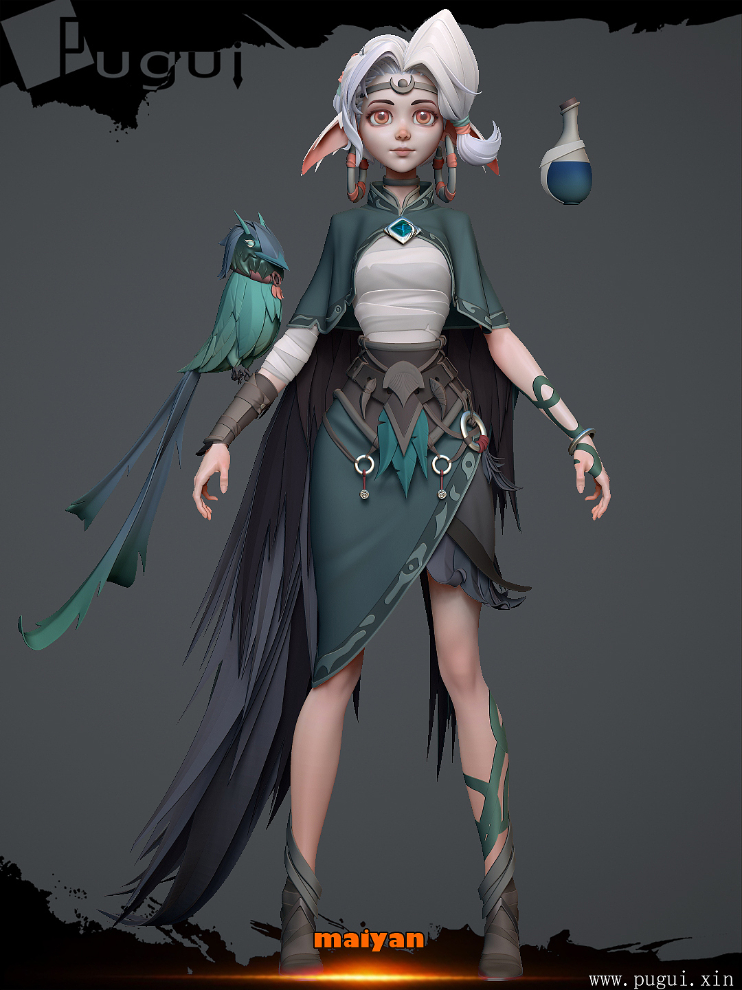 pugui游戏--角色精品班学员作品（图ZMzUxMzY5OTA0） - 人物/生物 - 站酷设计师pugui游戏原创素材 - 站酷ZCOOL