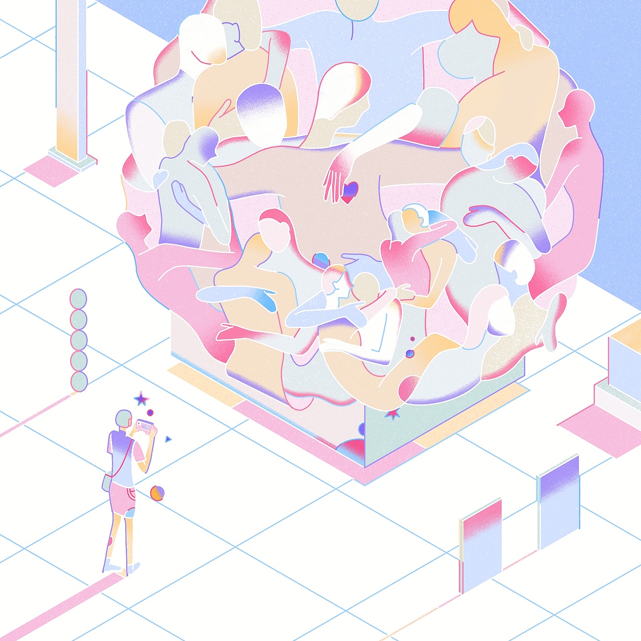 六月记录（图ZMzA3NDk3MjYw） - 艺术插画 - 站酷设计师禾稻原创素材 - 站酷ZCOOL