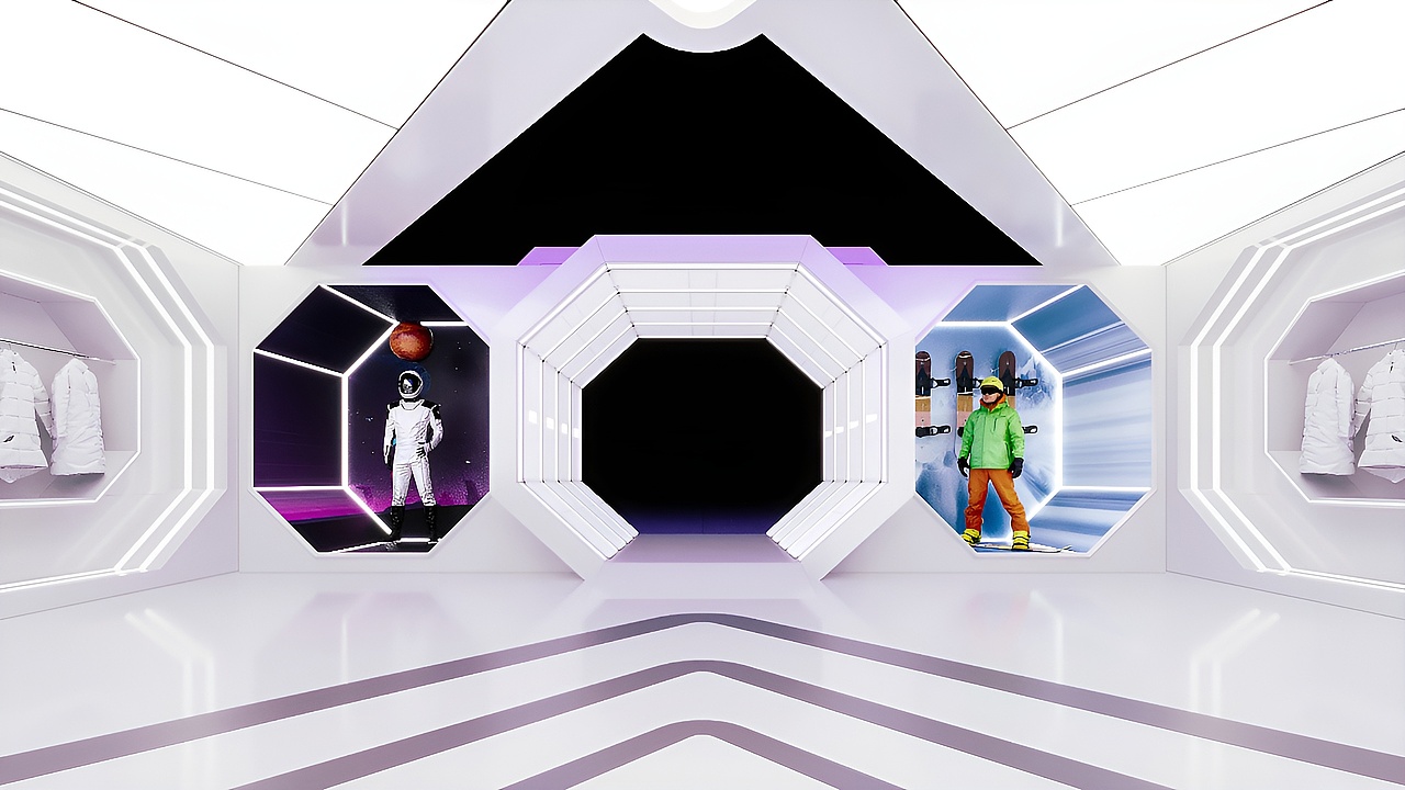 波司登快闪店（图ZMzM2OTg5MDYw） - 展陈设计 - 站酷设计师W冥王星M原创素材 - 站酷ZCOOL