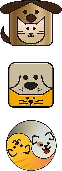 宠物店logo设计（图ZMzI5MzI3NzQw） - Logo - 站酷设计师zisam丶hong原创素材 - 站酷ZCOOL