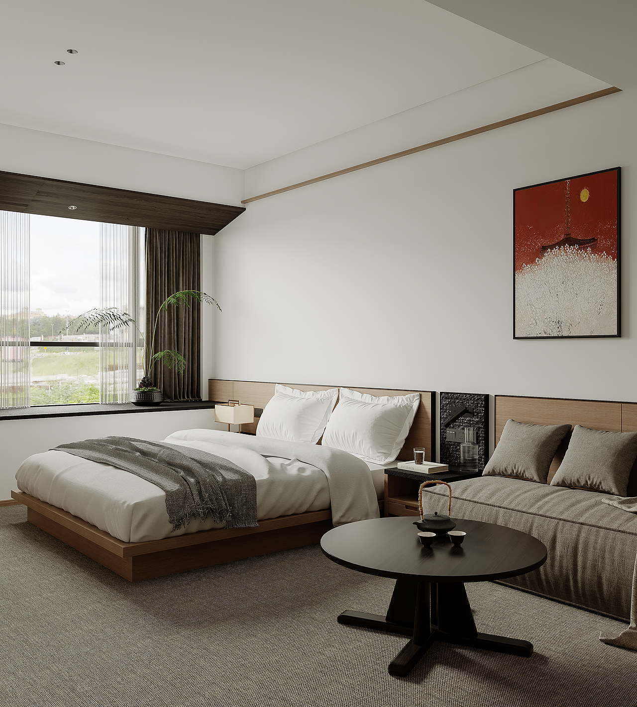 酒店房间（图ZMzA2NDQ2NTM2） - 家装设计 - 站酷设计师瑾祎设计原创素材 - 站酷ZCOOL