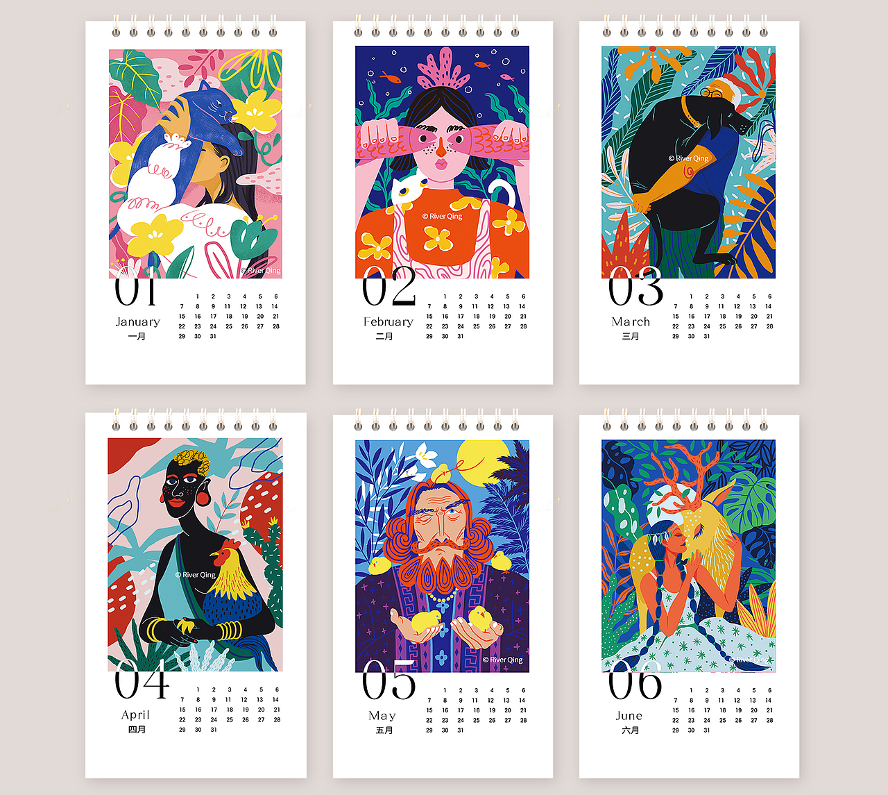 万物有灵（图ZMzEzNTk2MTQ0） - 商业插画 - 站酷设计师River阿清原创素材 - 站酷ZCOOL