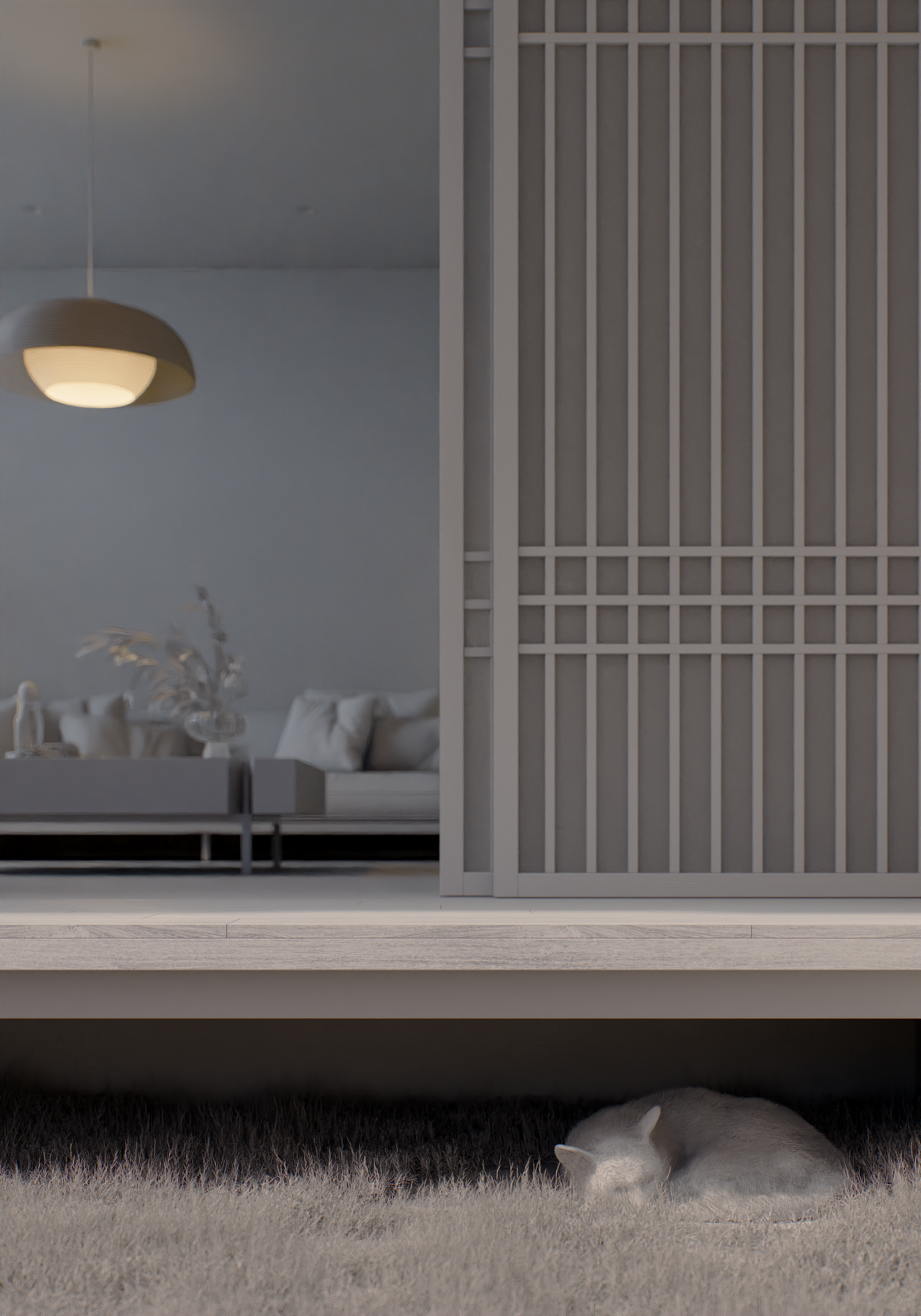 《溪山竹篱》- 个人参赛作品