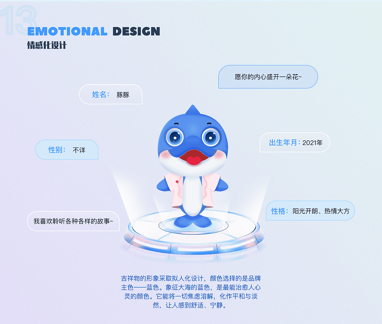 蓝鲸心理app | IP设计 | UI设计