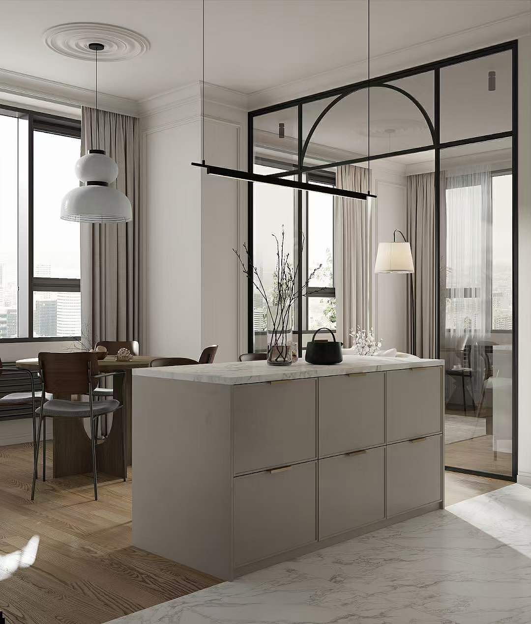 白色公寓室内设计