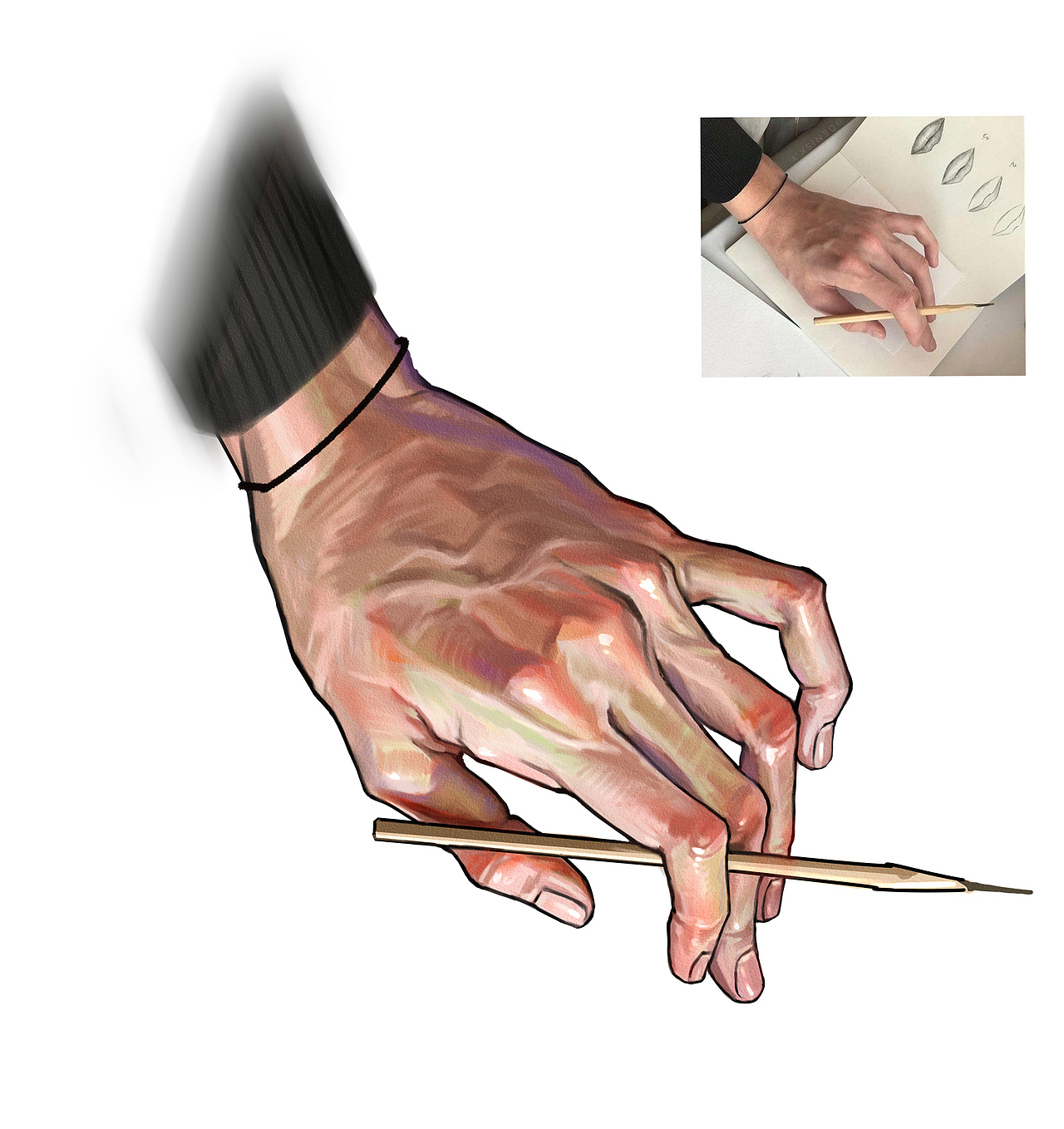 最近画的手（图ZMzQzNzczNzE2） - 创作习作 - 站酷设计师惡童製慥soulchan原创素材 - 站酷ZCOOL