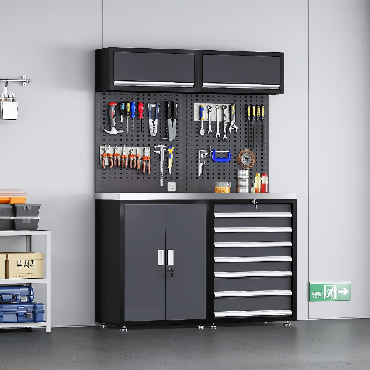 重型钳工工作台维修操作台车间流水线工具台（图ZMzYxMTAxNTA0） - 产品 - 站酷设计师抓油条原创素材 - 站酷ZCOOL