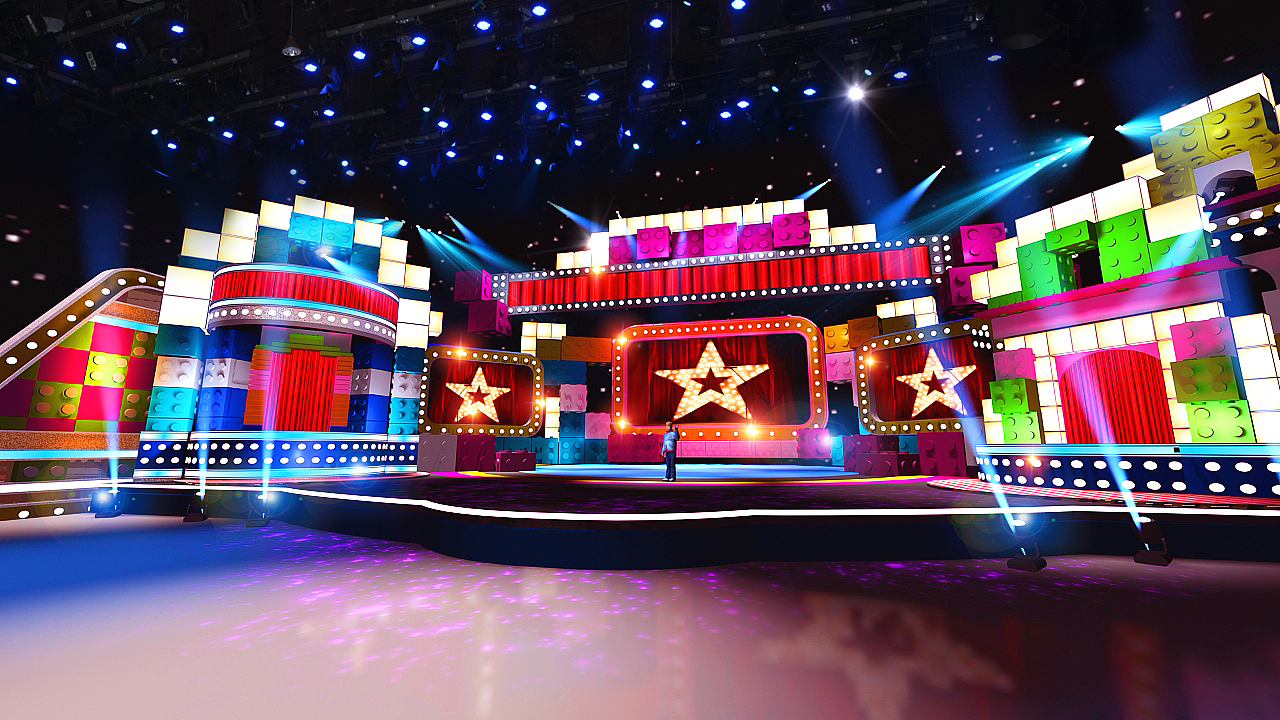 积木舞美设计（图ZMzMzOTc2ODU2） - 其他三维 - 站酷设计师晴天see原创素材 - 站酷ZCOOL