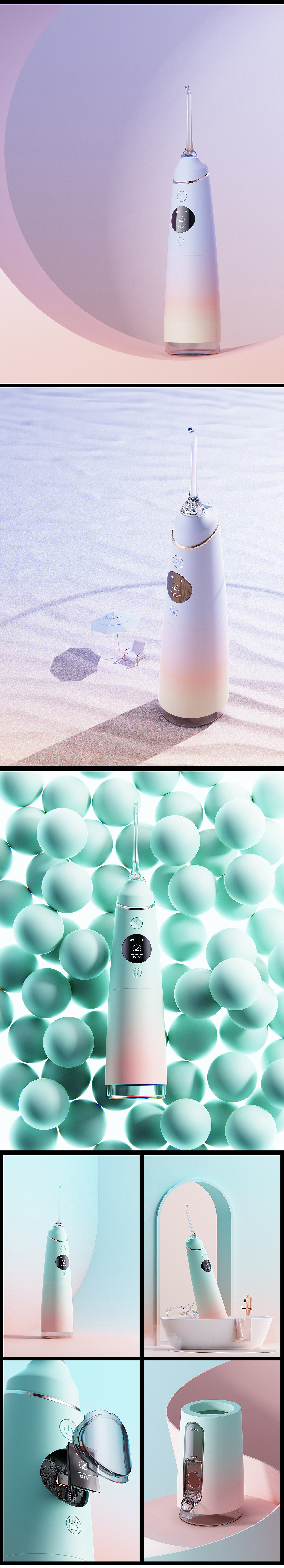 冲牙器电动牙刷（图ZMzEzMDU5ODM2） - 其他 - 站酷设计师LIXIAOCHEN李小C原创素材 - 站酷ZCOOL