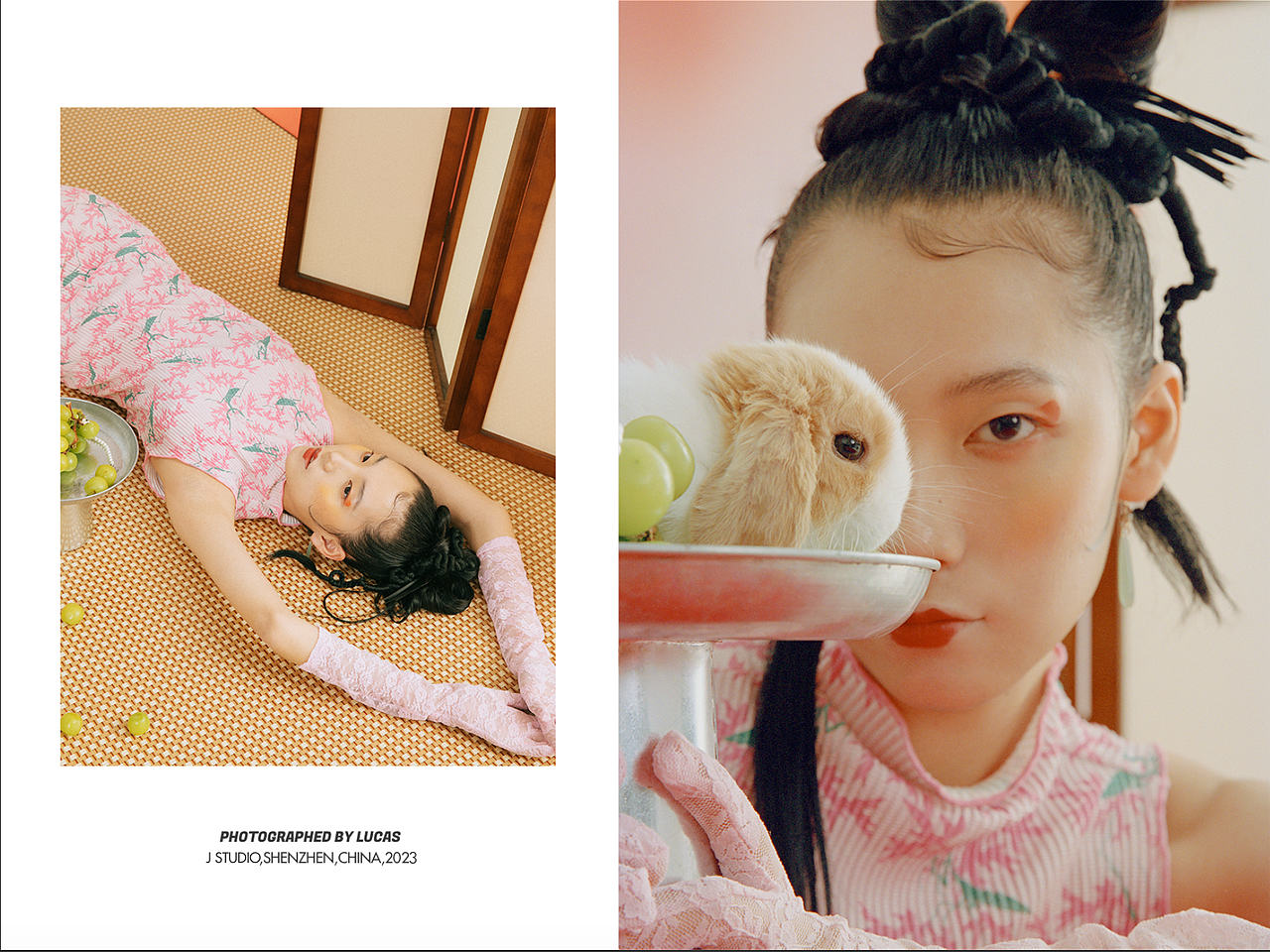 福兔报春 新中式人像妆发造型（图ZMzI4NTE5MDky） - 人像摄影 - 站酷设计师表昂比昂原创素材 - 站酷ZCOOL