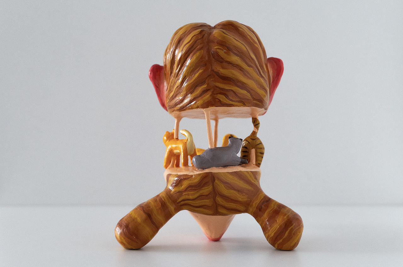 原创粘土作品《脑海中的游乐场》