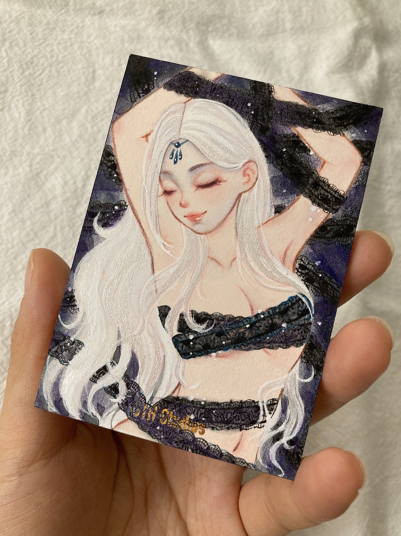 手绘卡合集1 七宗罪系列（图ZMzQ1MDEwNzQw） - 商业插画 - 站酷设计师十壶原创素材 - 站酷ZCOOL