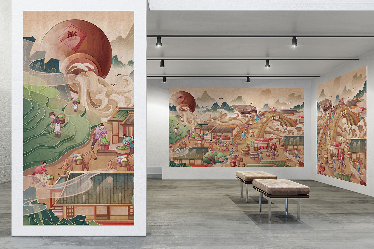 《落润三味》新年包装礼盒（图ZMzYxODU1MzY4） - 商业插画 - 站酷设计师斌铭原创素材 - 站酷ZCOOL