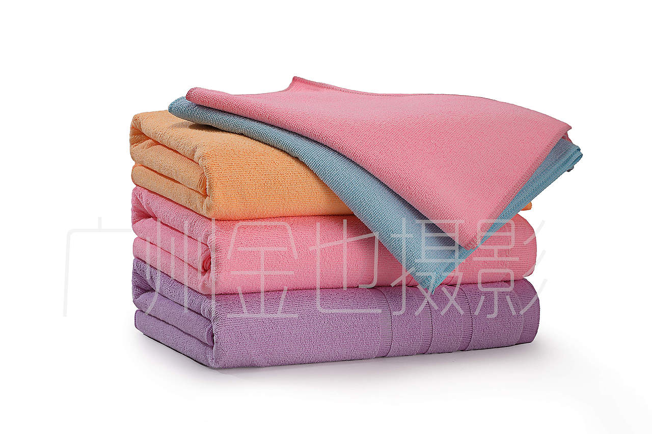 广州金也摄影|日用家居生活卫浴用品|毛巾浴巾毛毯拍摄