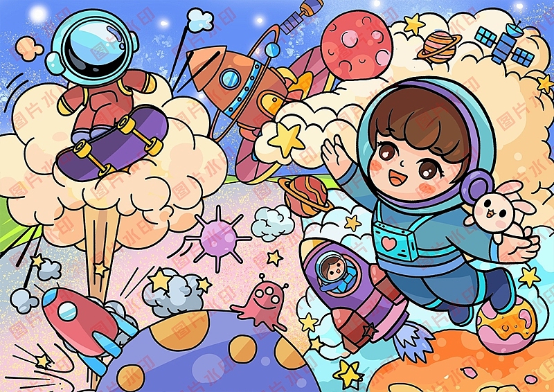 学生电脑绘画绘图作品信息素养活动作品制作设计2312