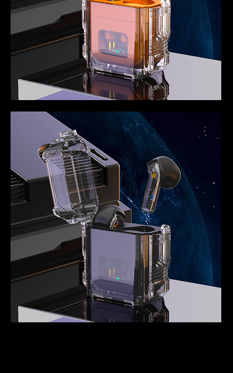 亞馬遜藍(lán)牙耳機(jī) | 渲染、合成、精修、無線TWS、詳情頁（圖ZMzU4OTUzNTk2） - 電商 - 站酷設(shè)計師做自由的崽原創(chuàng)素材 - 站酷ZCOOL