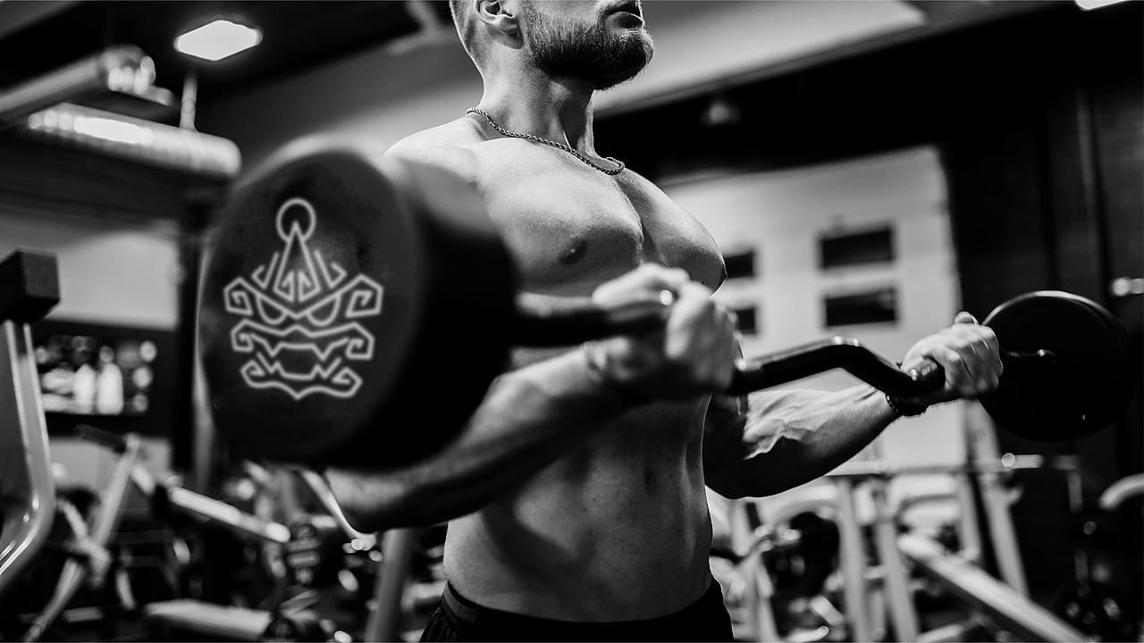 麒灵私教健身-品牌设计 logo 运动品牌