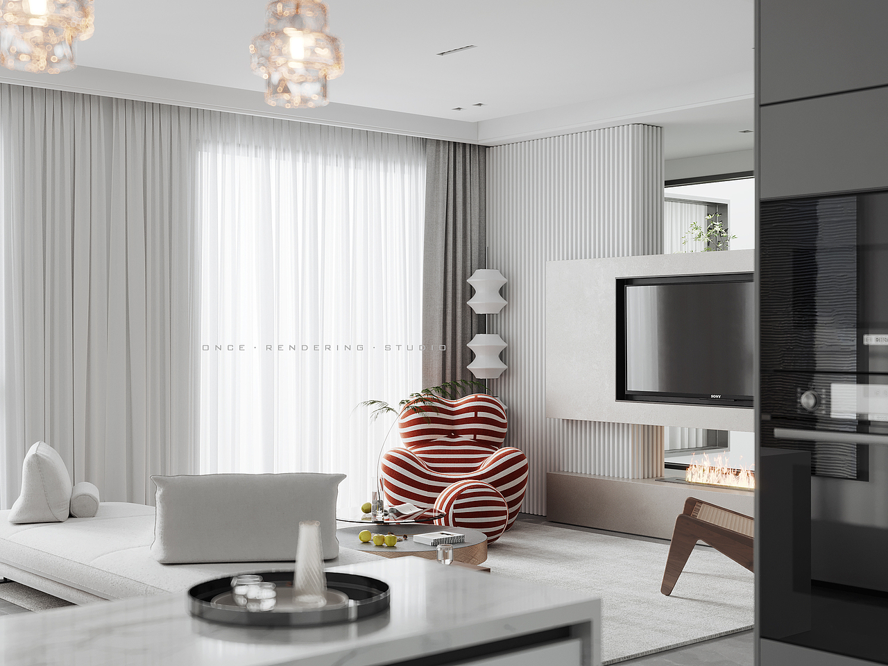 苏和雅集 · Rendering（图ZMzA5NjYwMDk2） - 家装设计 - 站酷设计师JANE______原创素材 - 站酷ZCOOL