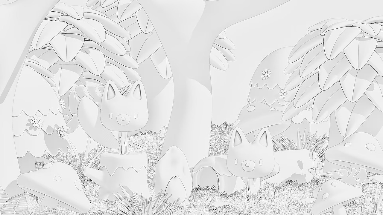 Blender狐狸场景动画