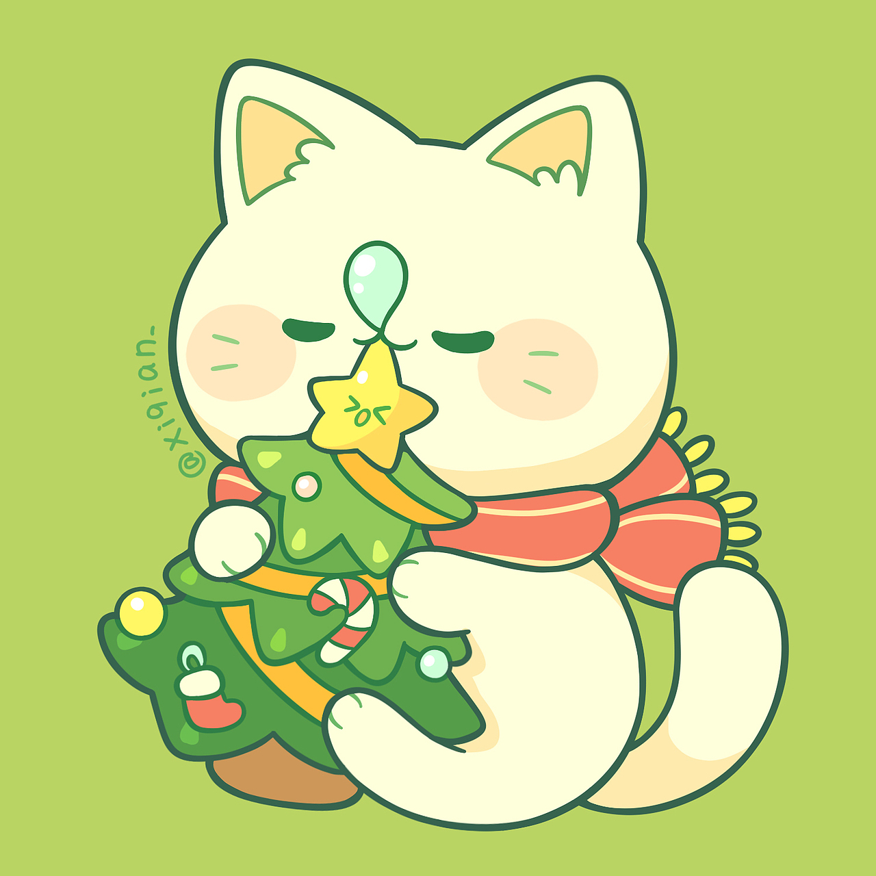 快来抱走圣诞猫猫~（图ZMzI2MDMzOTgw） - 商业插画 - 站酷设计师西浅原创素材 - 站酷ZCOOL