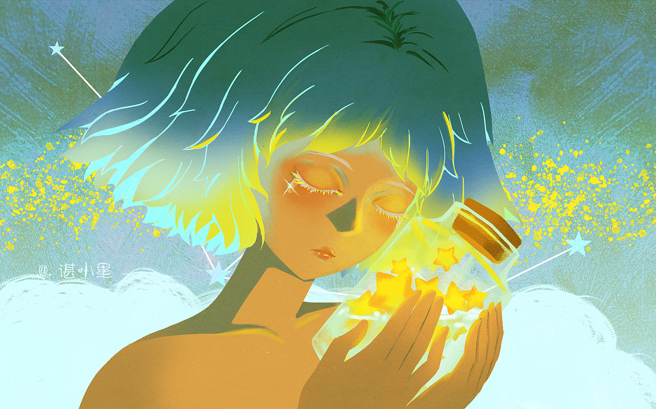 伤星（图ZMzA4MDYxOTg4） - 艺术插画 - 站酷设计师谌小星原创素材 - 站酷ZCOOL