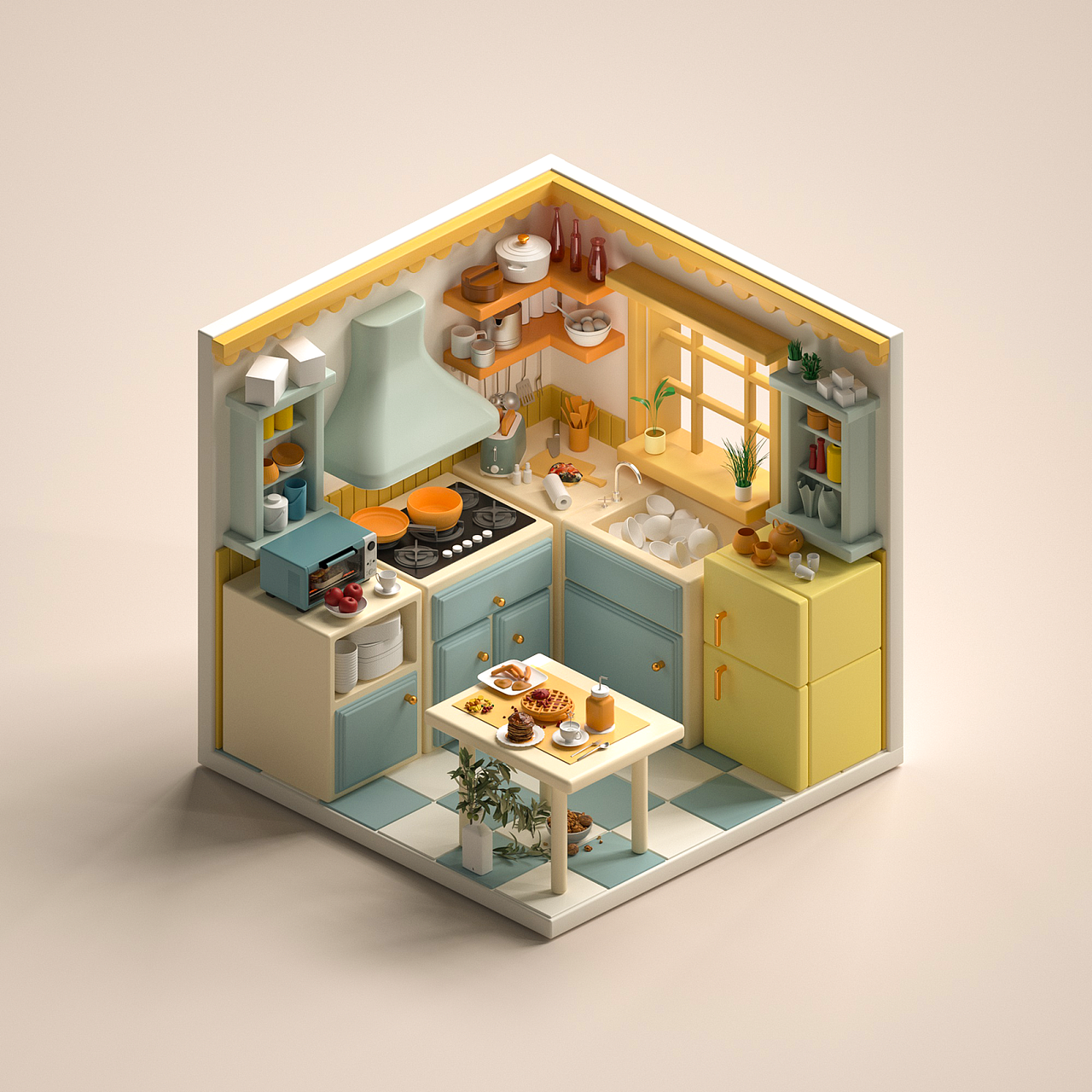 OC第二十一期学员作品——NiaoNiao的C4D课堂(上)