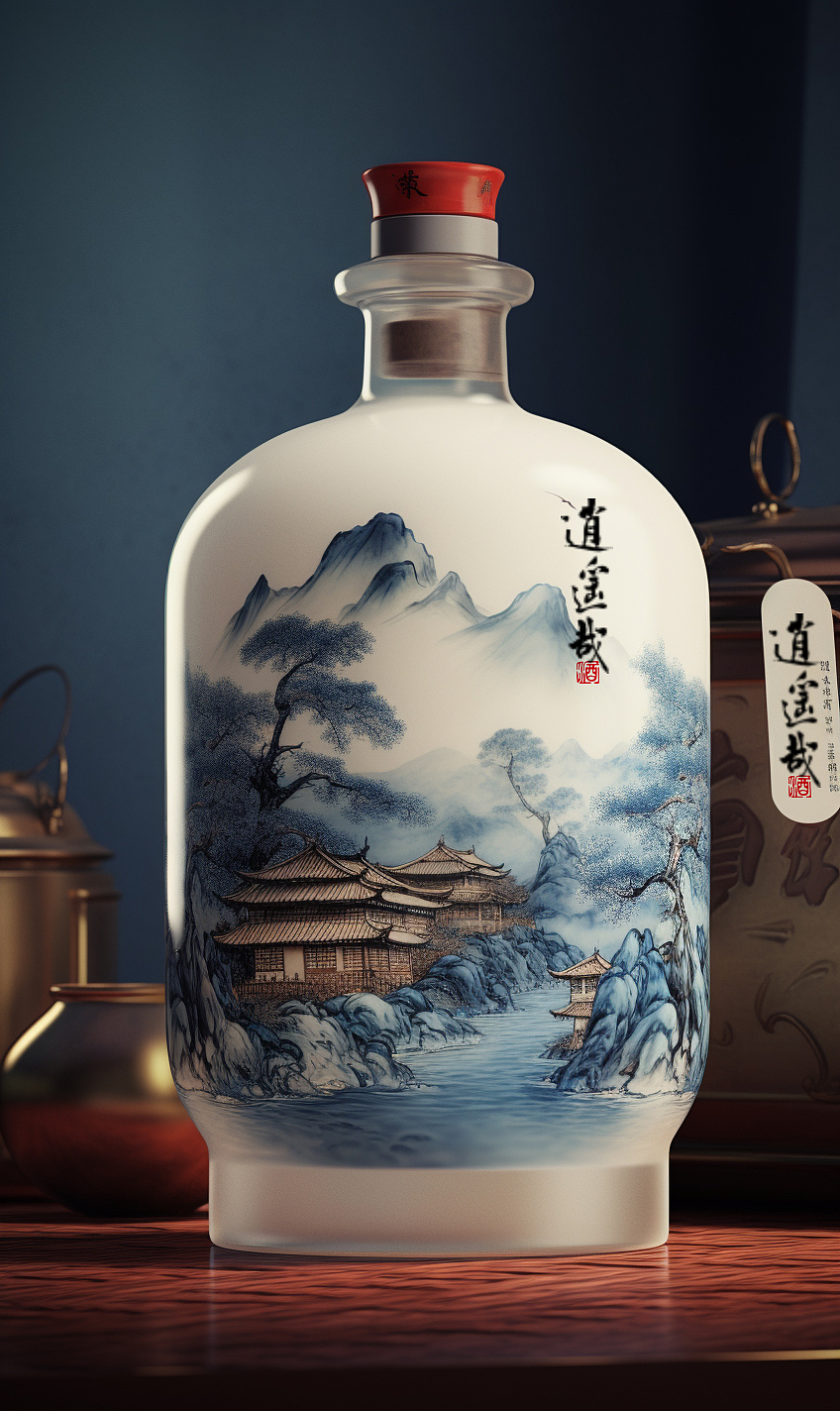 文创白酒包装--国风（图ZMzQ3NzAwMTM2） - 包装 - 站酷设计师真象哥原创素材 - 站酷ZCOOL