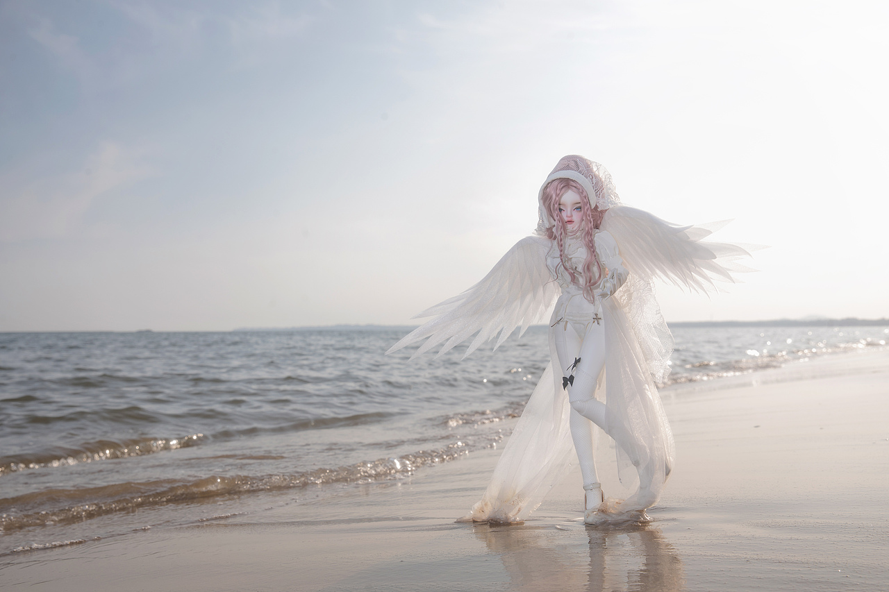我看见天使沿着海汐向我告别. | bjd摄影