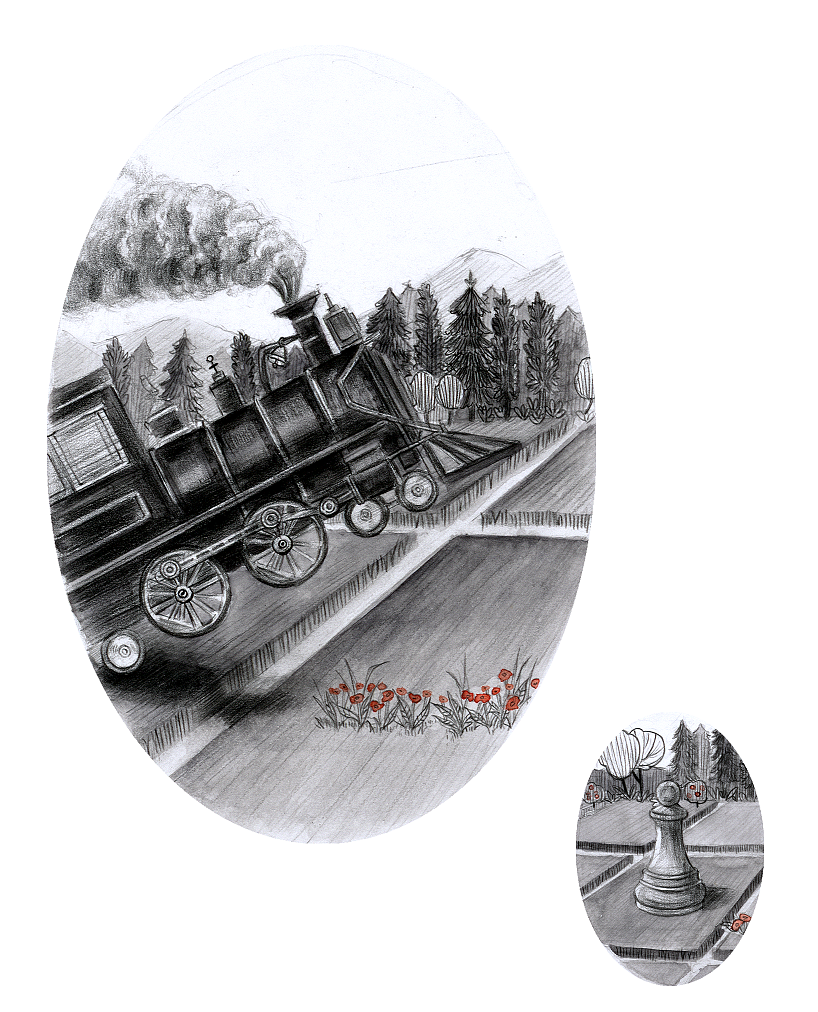 原创绘本｜爱丽丝与镜中的红皇后（图ZMzAzMTg1MjAw） - 绘本 - 站酷设计师YUMES原创素材 - 站酷ZCOOL