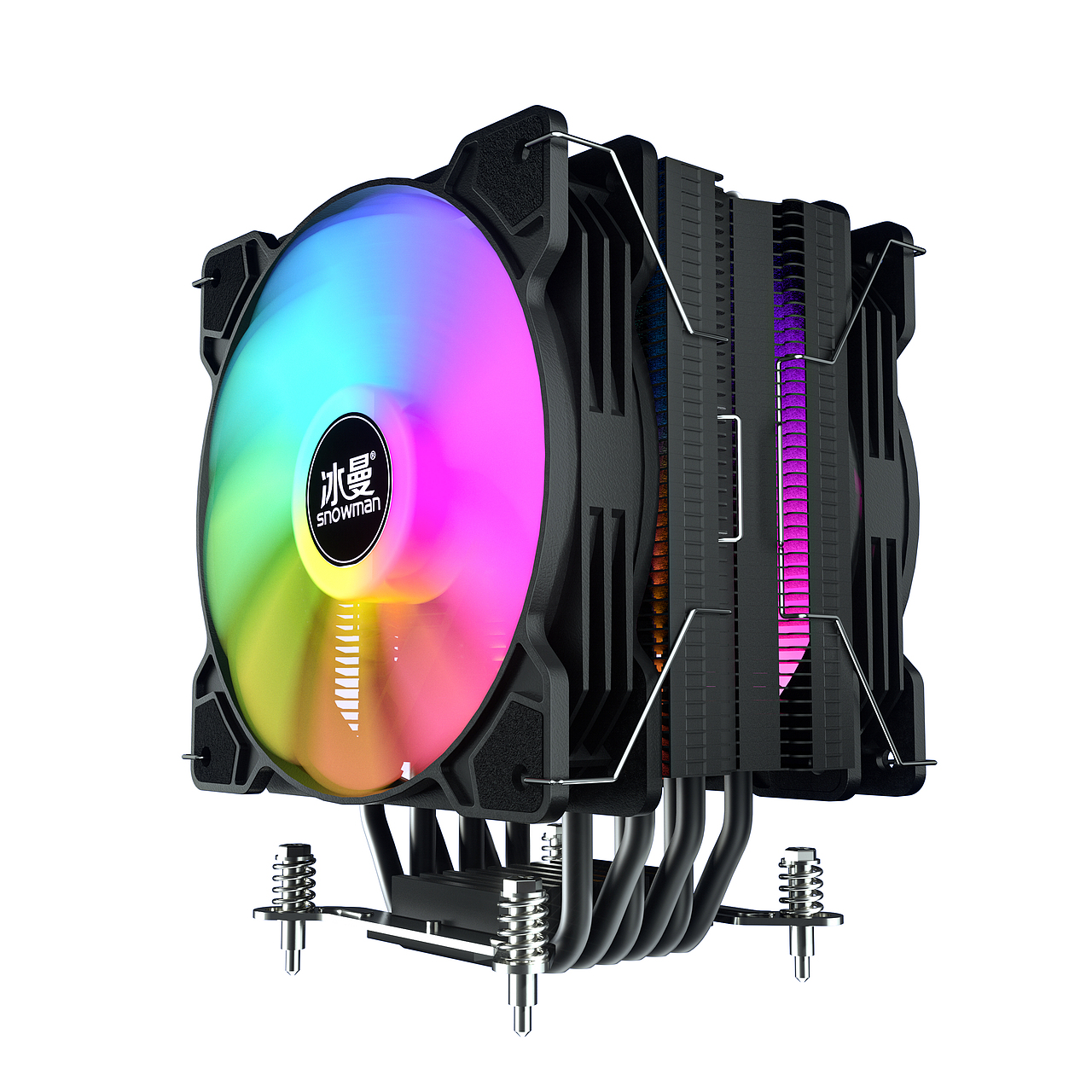 MT6s黑色散热器渲染_为了三餐有汤-站酷ZCOOL