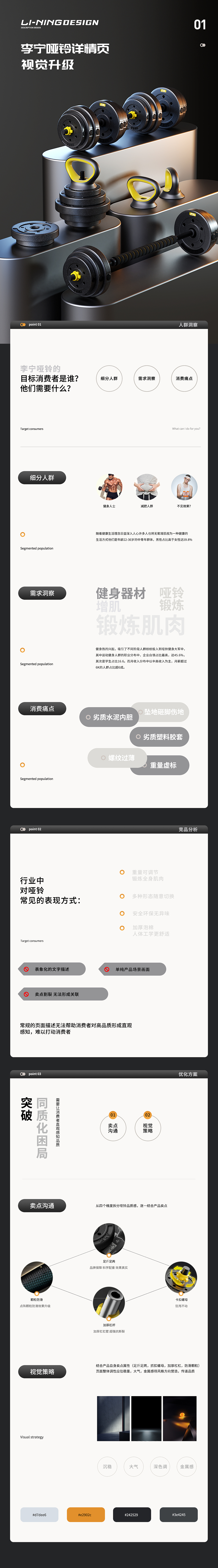 李宁哑铃详情页视觉升级（图ZMzMzMTc0NjQ0） - 电商 - 站酷设计师凡事用心原创素材 - 站酷ZCOOL