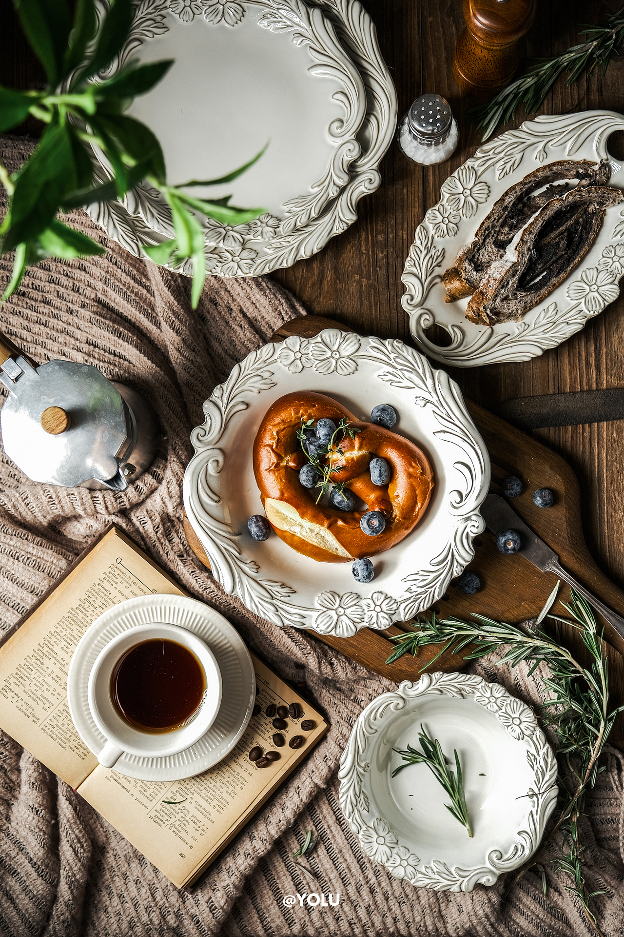 拾一月 x 复古餐具拍摄