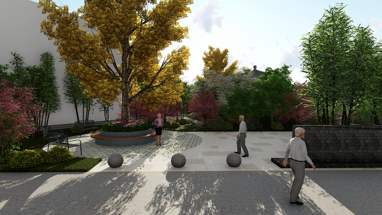 社区活动中心景观设计案例