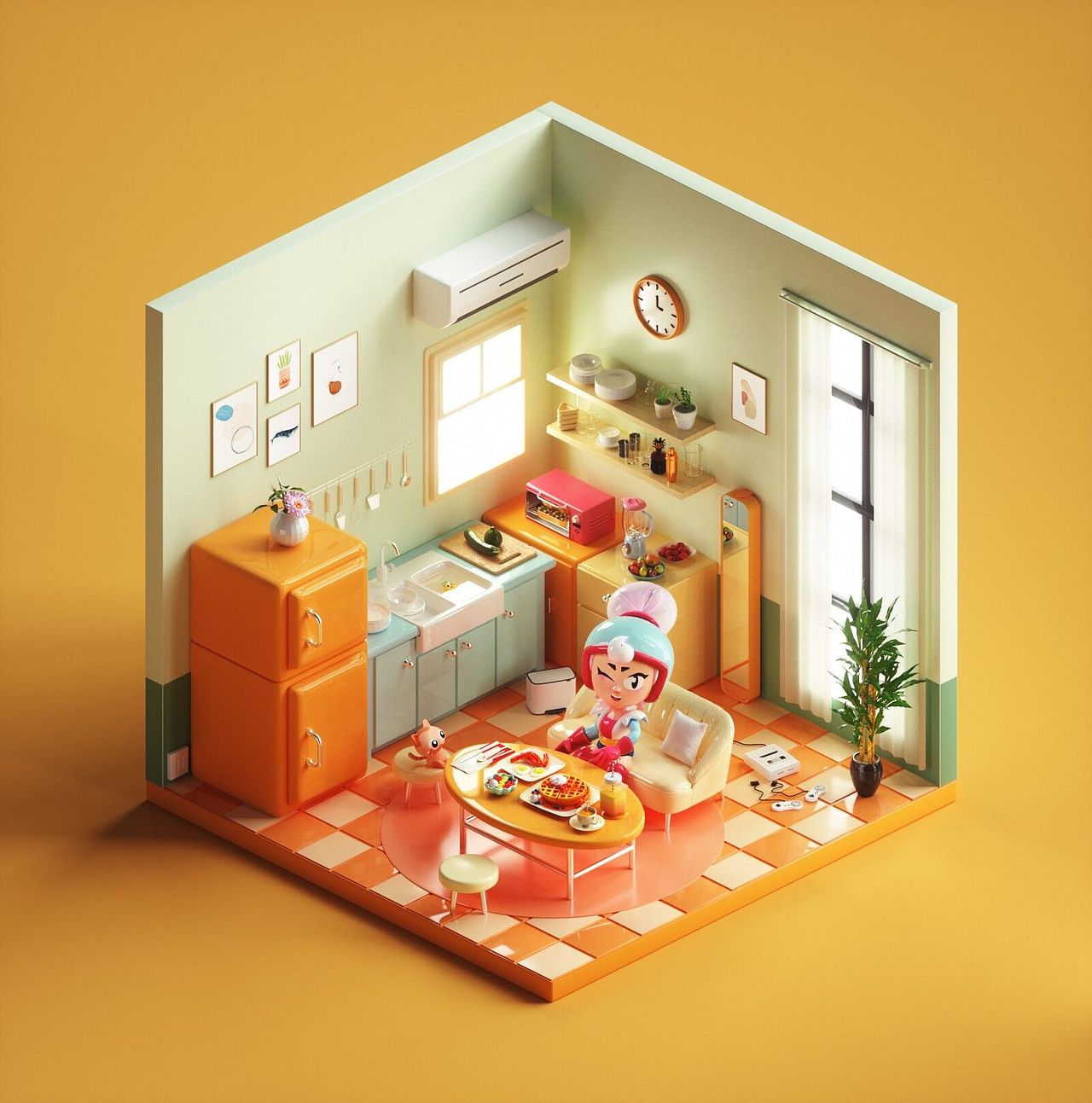 OC第二十一期学员作品——NiaoNiao的C4D课堂(上)