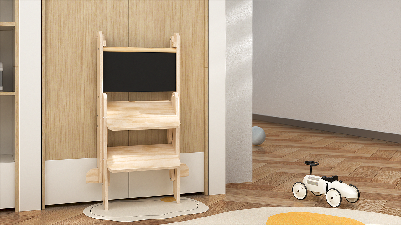 折叠款儿童折叠学习塔-母婴产品