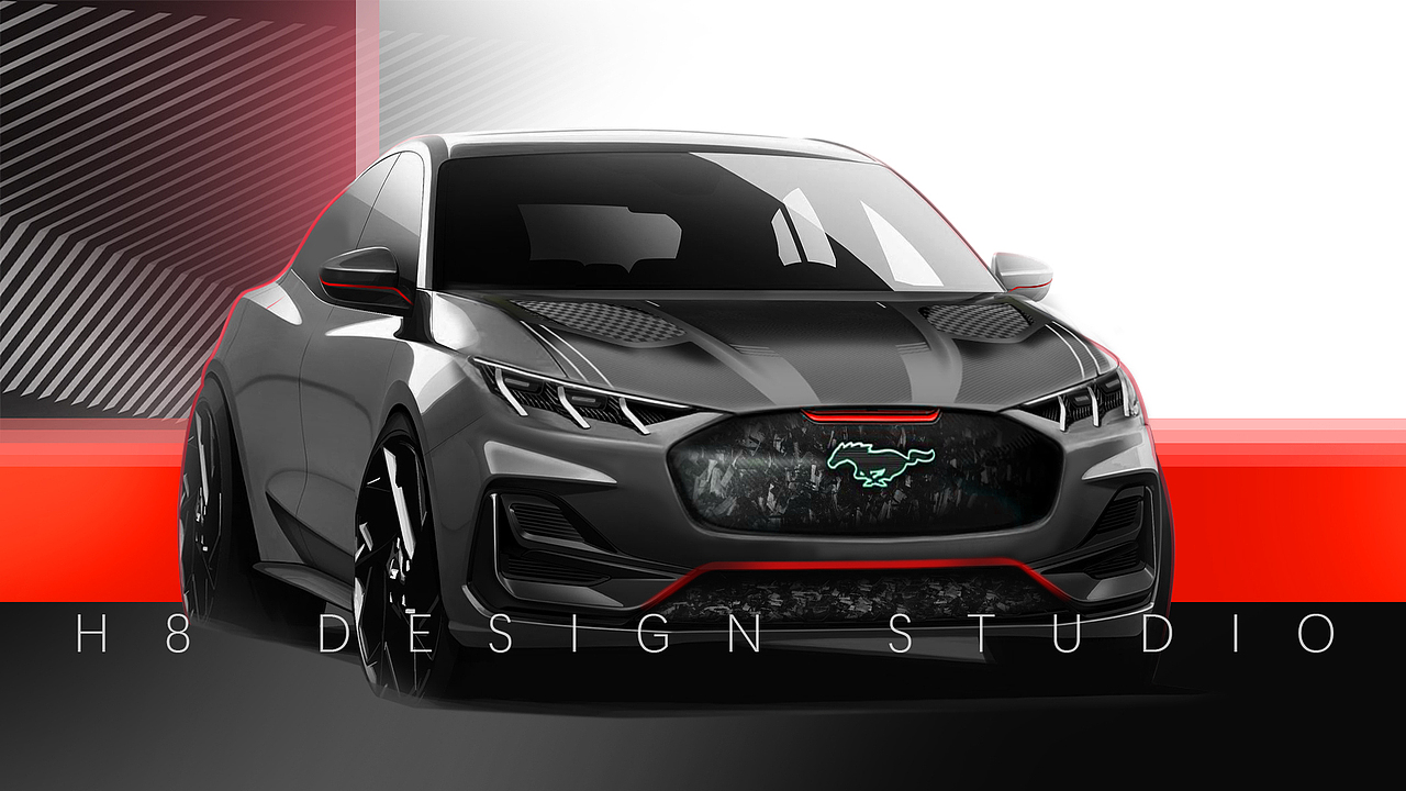 福特 Mustang Mach-E | 改装设计（图ZMjk3NDU3MTU2） - 交通工具 - 站酷设计师無糖可樂H8原创素材 - 站酷ZCOOL
