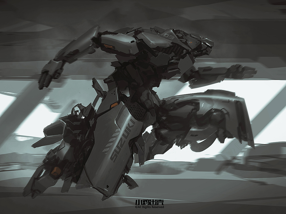 最近的一些机甲和飞行器（图ZMzEyMzQ4ODUy） - 概念设定 - 站酷设计师小鸡出殻原创素材 - 站酷ZCOOL