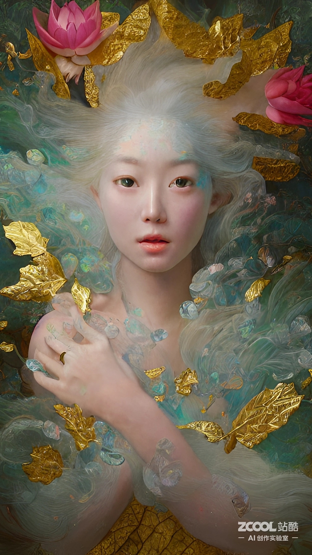#AI创作实验室#【汉服】【油画X中国画】（图ZMzIxNDM0MTI0） - AI作品 - 站酷设计师xingceng2号原创素材 - 站酷ZCOOL
