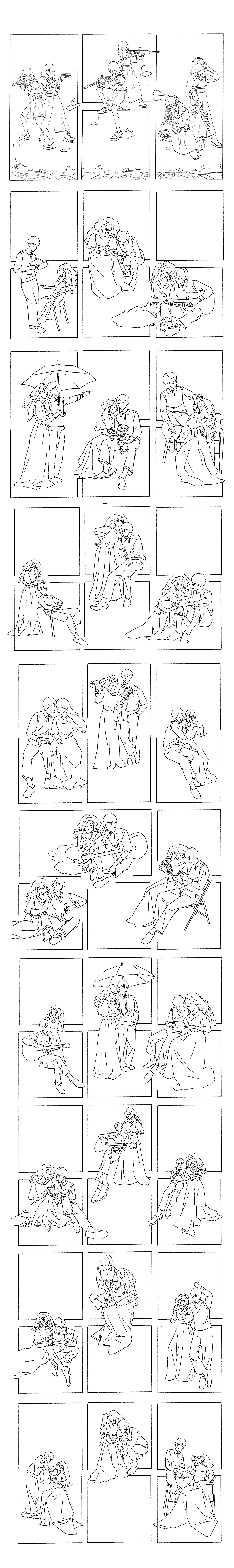 速写打卡合集（一）（图ZMzA1MDY2NDk2） - 创作习作 - 站酷设计师无风风风原创素材 - 站酷ZCOOL