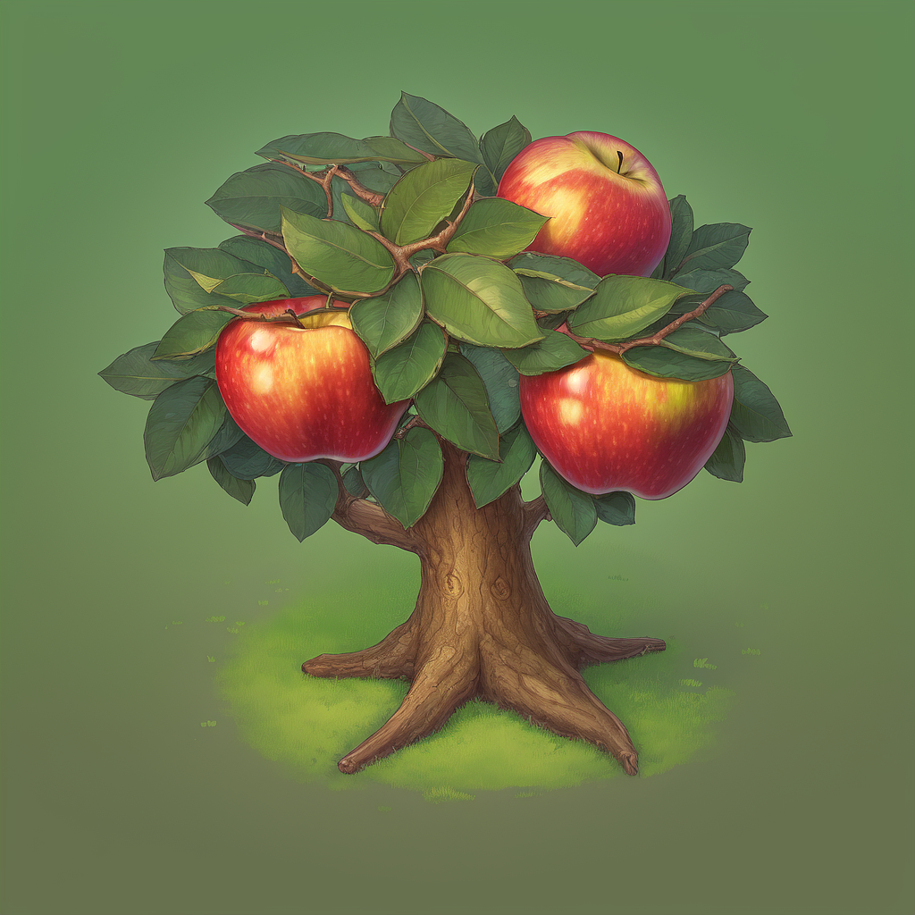 AI-卡通-花花草草