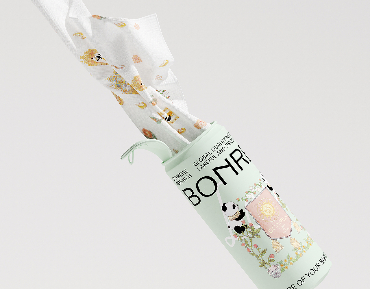 《BONRES邦尔伯》品牌设计——以爱的形态陪伴在身边