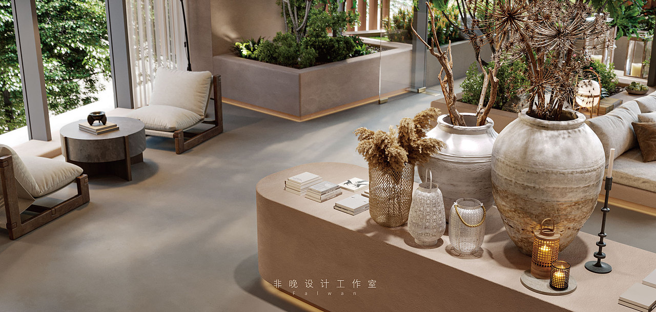 营销中心设计｜静谧的时光（图ZMzQ2NDAwMTIw） - 酒店餐饮设计 - 站酷设计师ilost2h原创素材 - 站酷ZCOOL