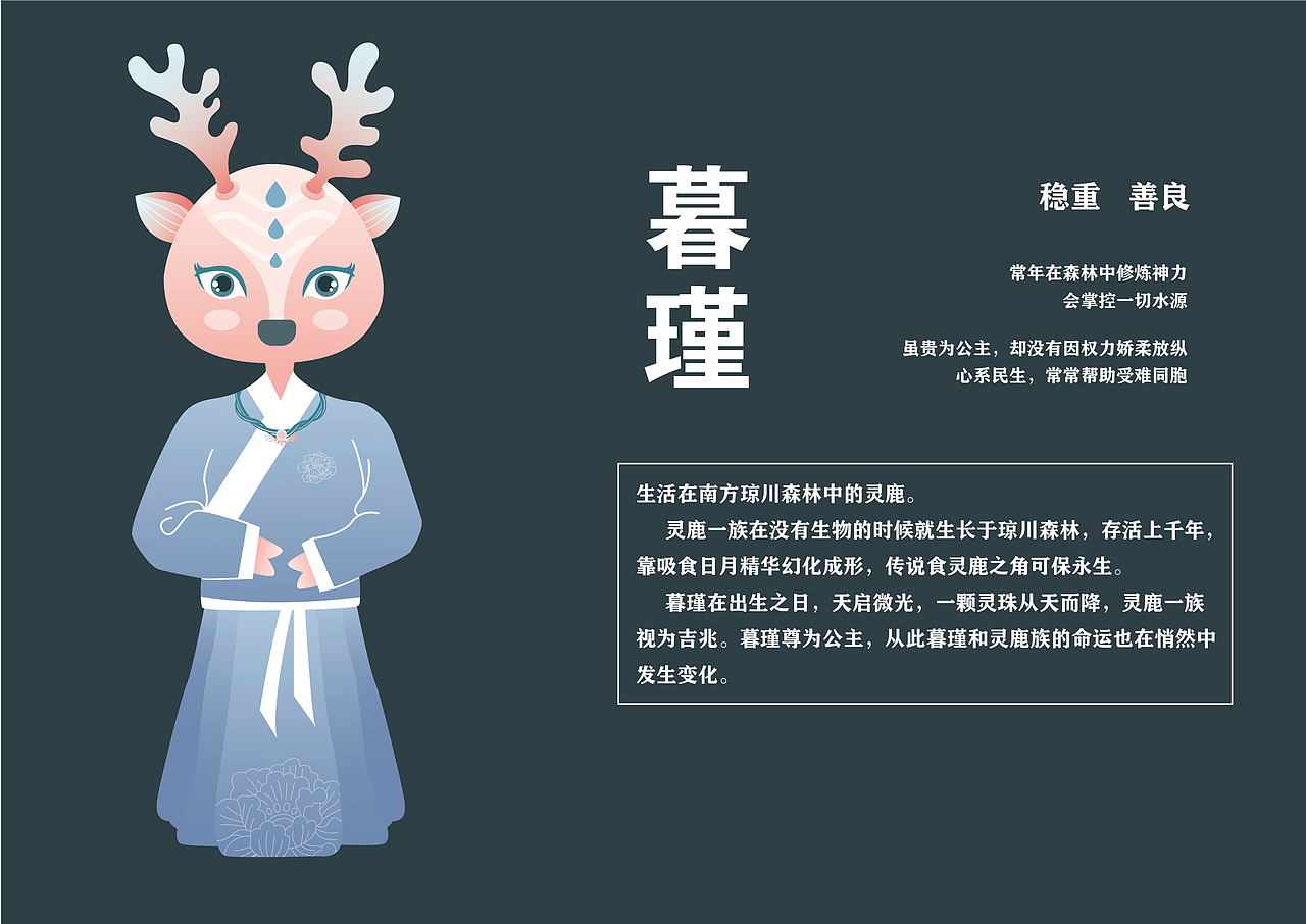 原创24节气守护兽IP-玄青（清明）暮瑾（谷雨）（图ZMjk4NTcxMzcy） - IP形象 - 站酷设计师小俞七七原创素材 - 站酷ZCOOL