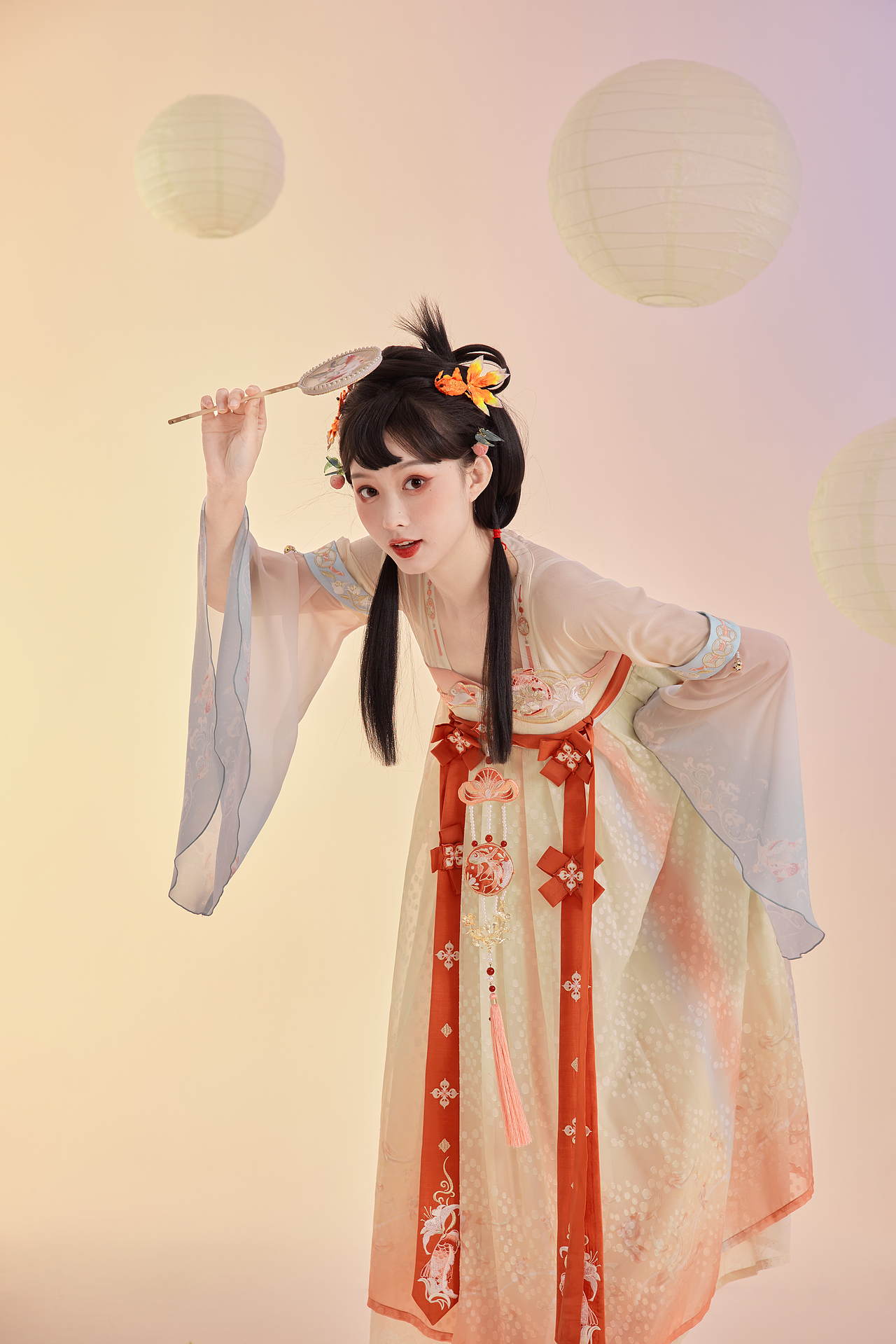 汉服设计|喜悦 锦鲤附体 逢考必过的汉元素