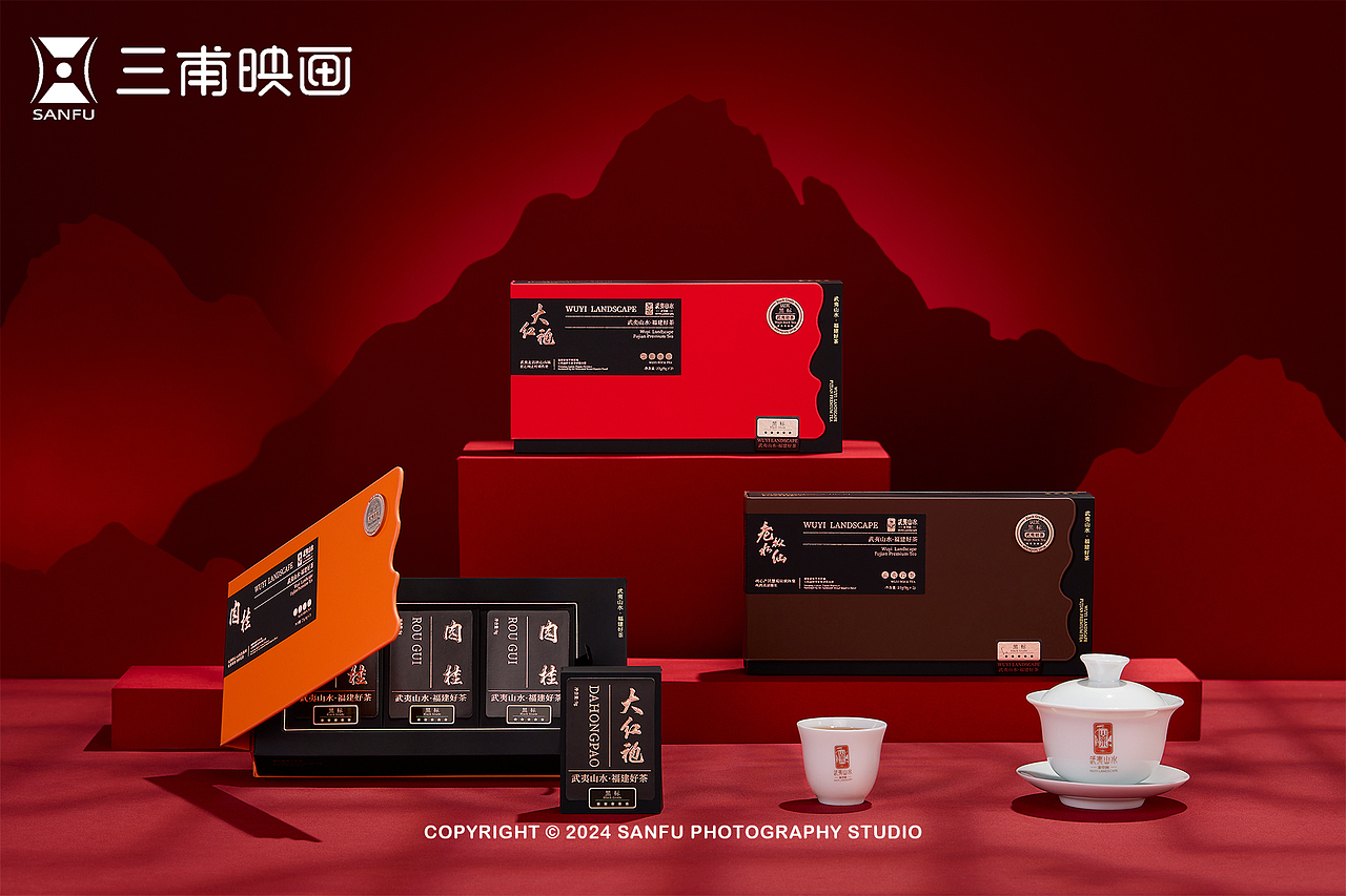 茶叶礼盒拍摄 I 武夷山水X三甫映画（图ZMzYzMjYyNDI4） - 产品摄影 - 站酷设计师三甫映画原创素材 - 站酷ZCOOL