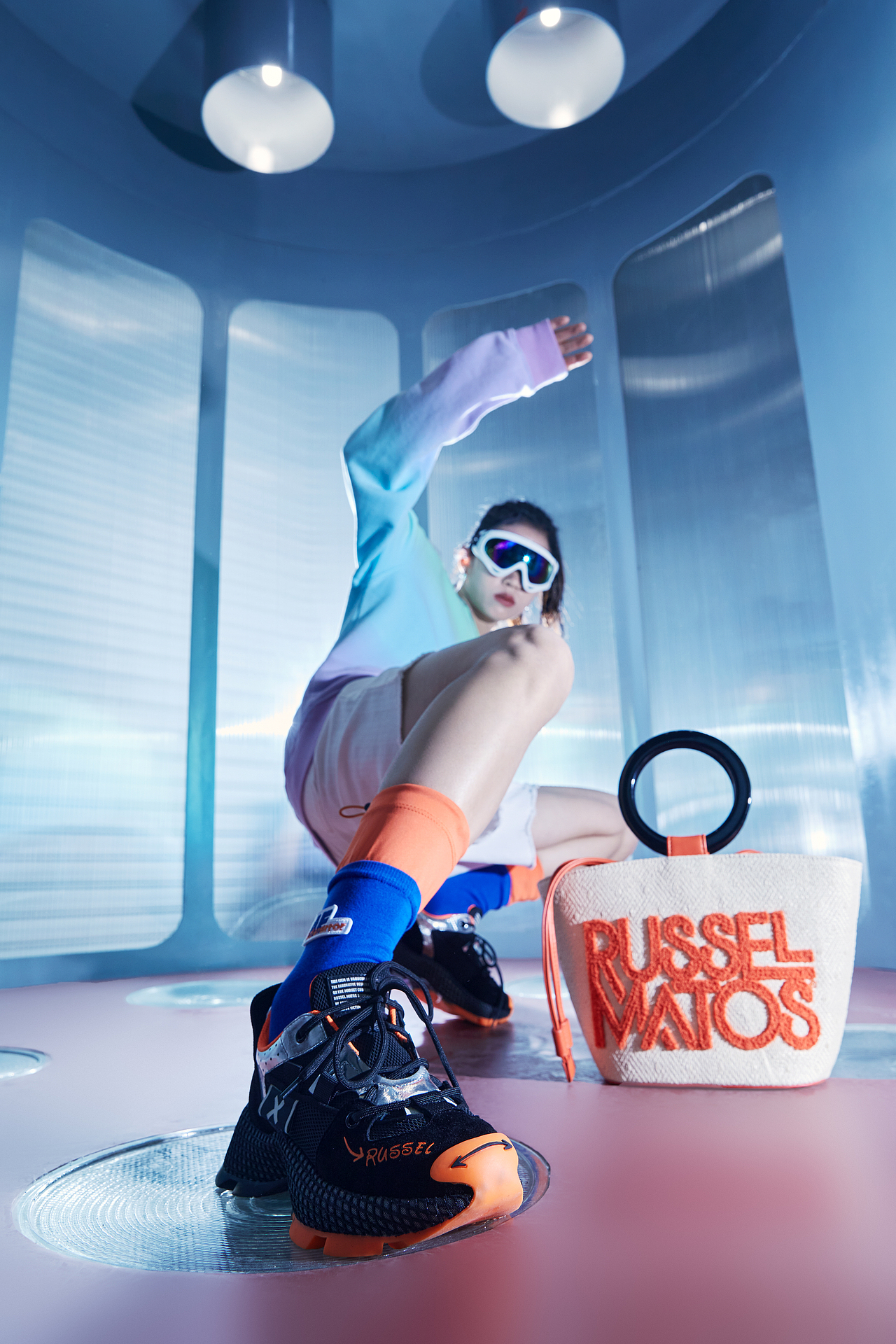 商拍作品|基地潮牌女运动鞋拍摄