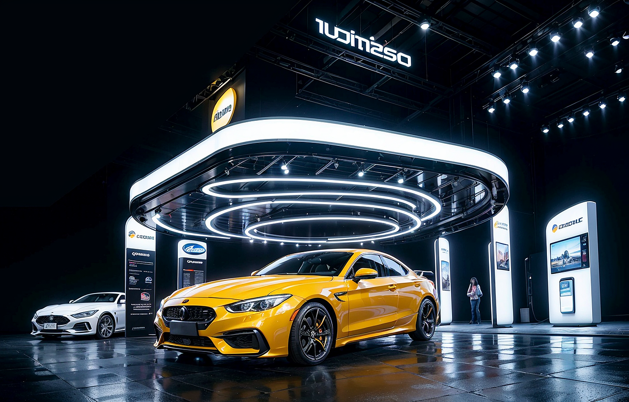 Stable Diffusion 输入咒语自动生成展台