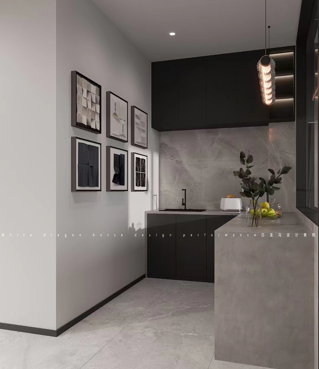 现代风格——白龙马效果