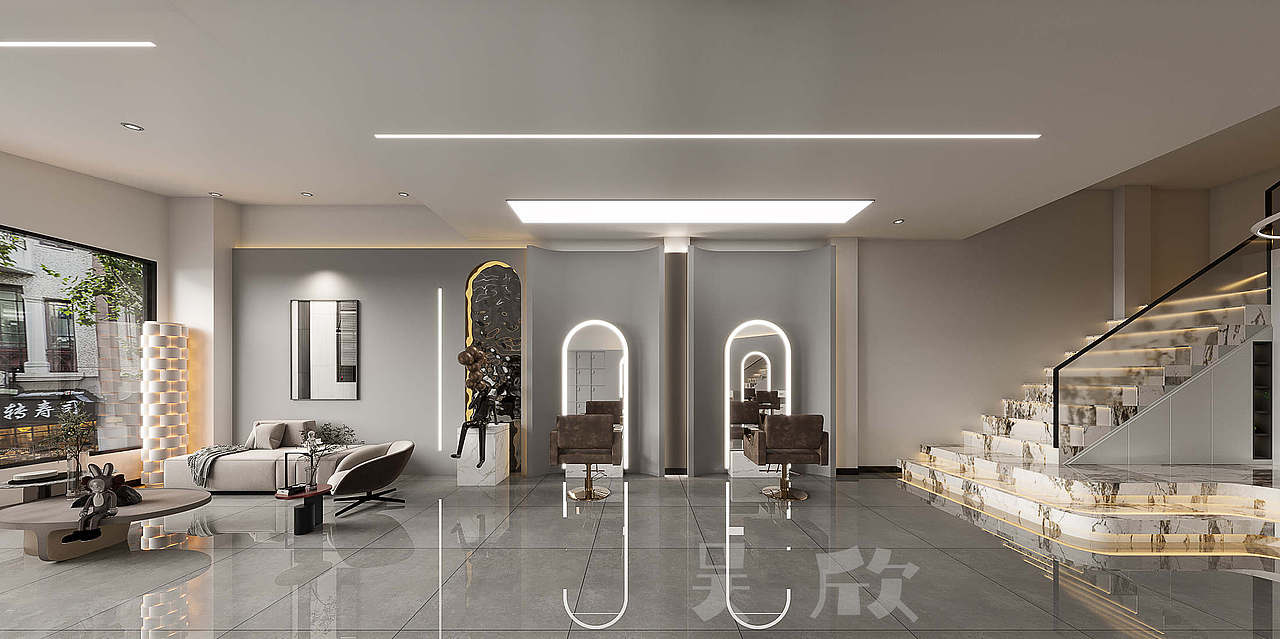 美发店——打造精致的你（图ZMjk4NDIyMDg0） - 商业空间设计 - 站酷设计师吴欣MM原创素材 - 站酷ZCOOL